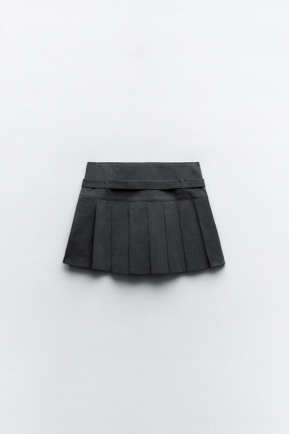 Alyssa Pleated Mini Skirt