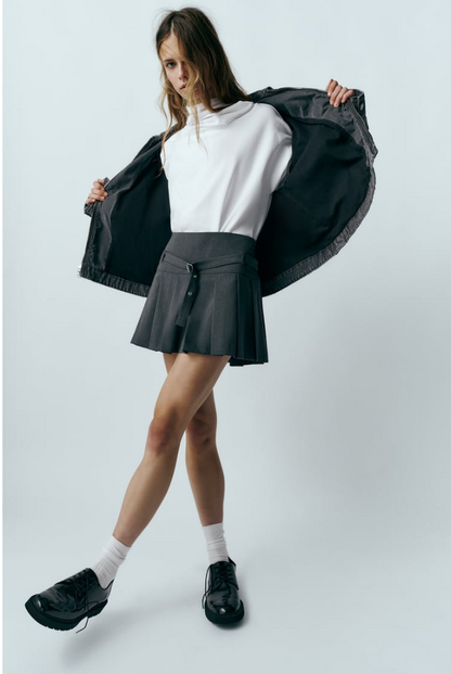 Alyssa Pleated Mini Skirt