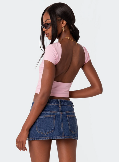 Stella Open-Back T-Shirt