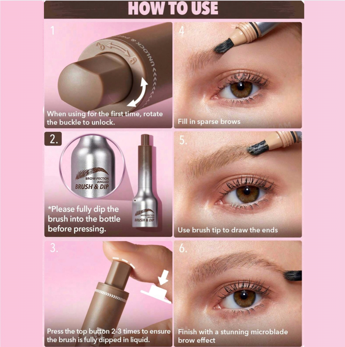 3 For 1 Bundle - Brow Brush