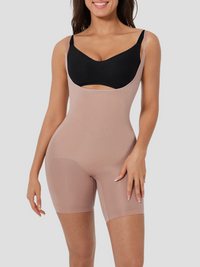 Open Chest Seamless Shaper, Nude
