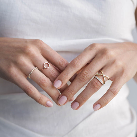 Vermeil Cassidy Eternity Band