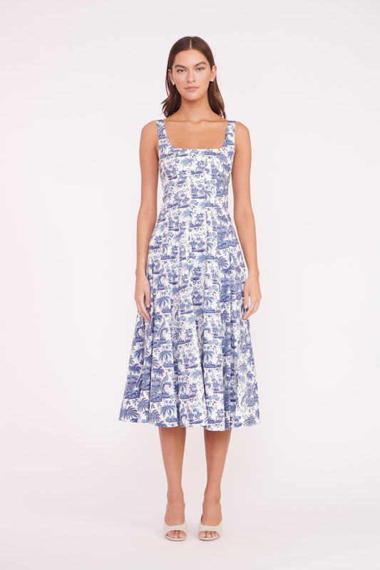 WELLS DRESS | BLUE TOILE
