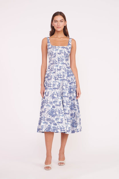 WELLS DRESS | BLUE TOILE