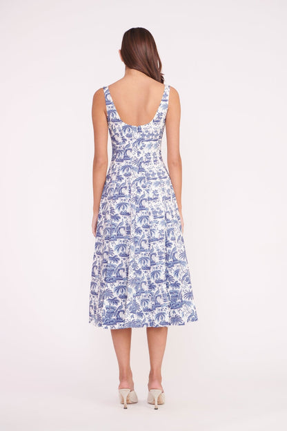 WELLS DRESS | BLUE TOILE
