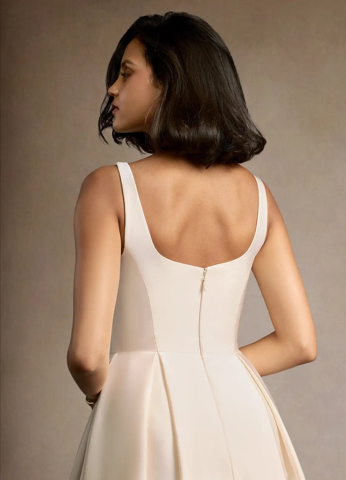 Eva Sleeveless Pleated Midi Dress