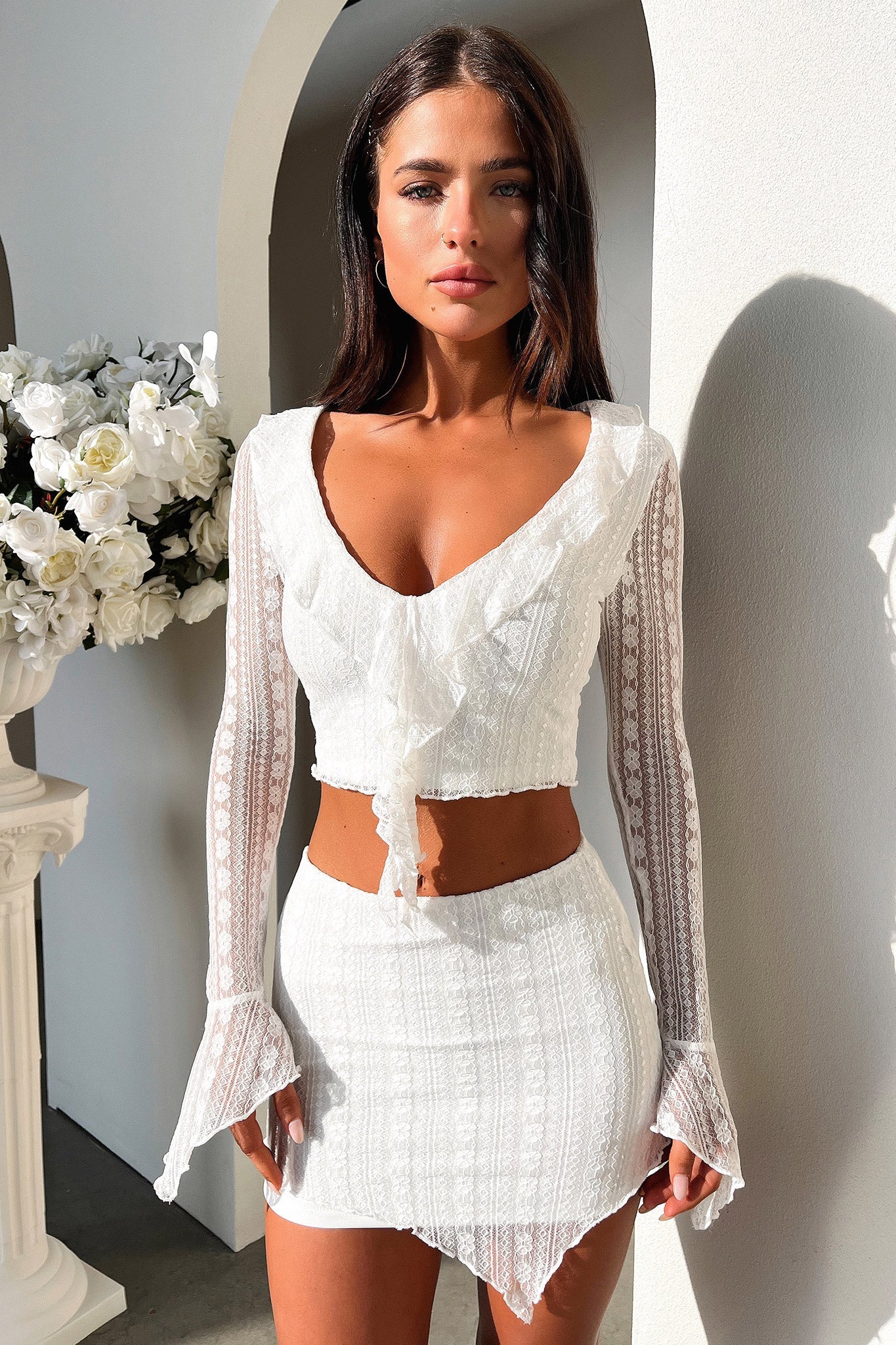 Aperol Crop - White