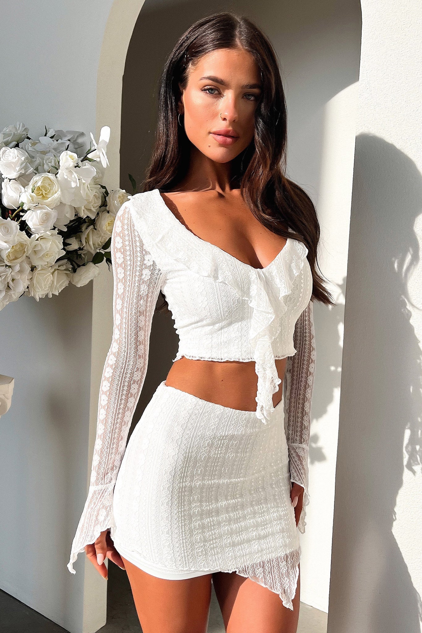 Aperol Crop - White
