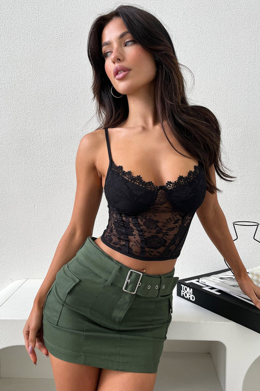 Arisha Bustier - Black