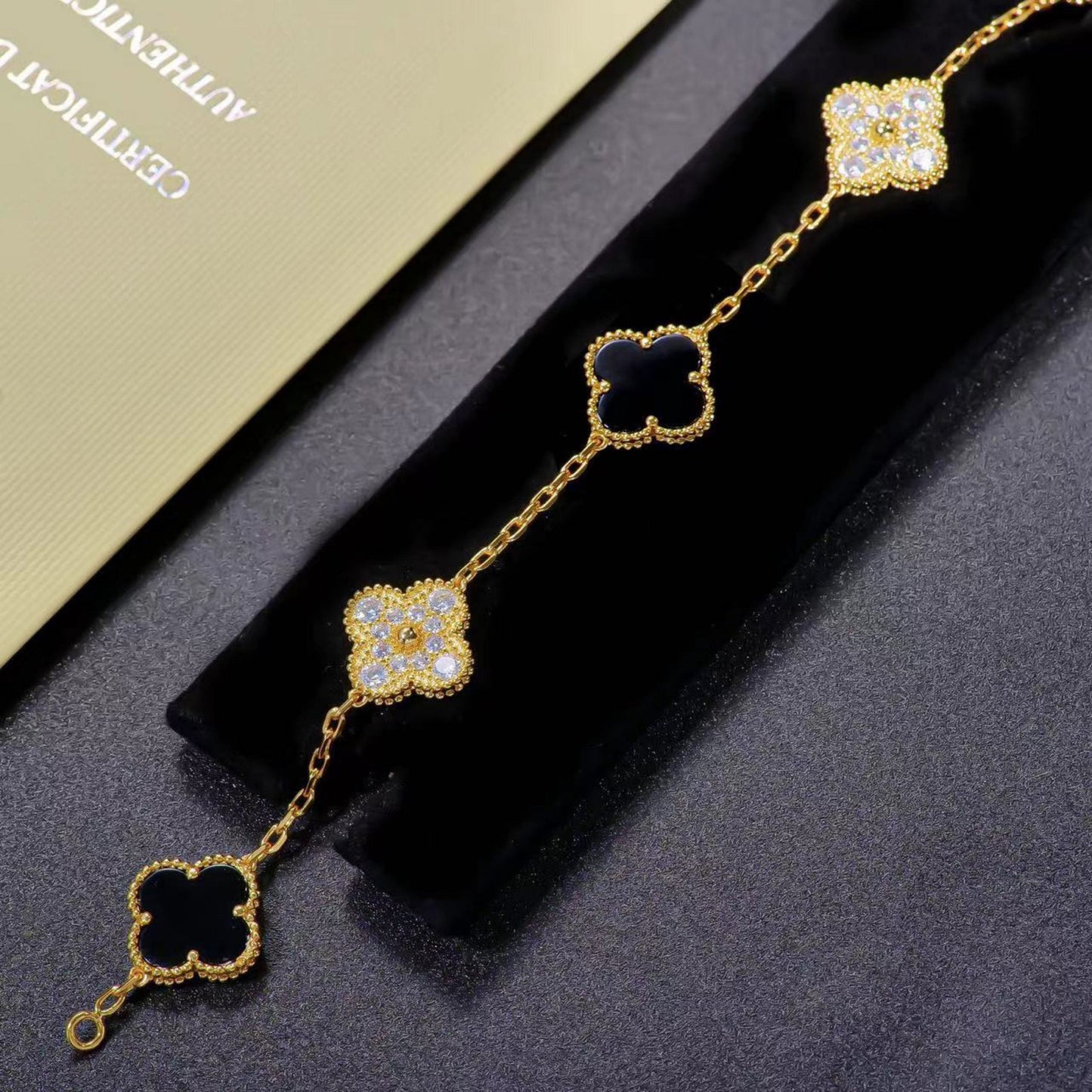 Aimee Diamond Clover Bracelet
