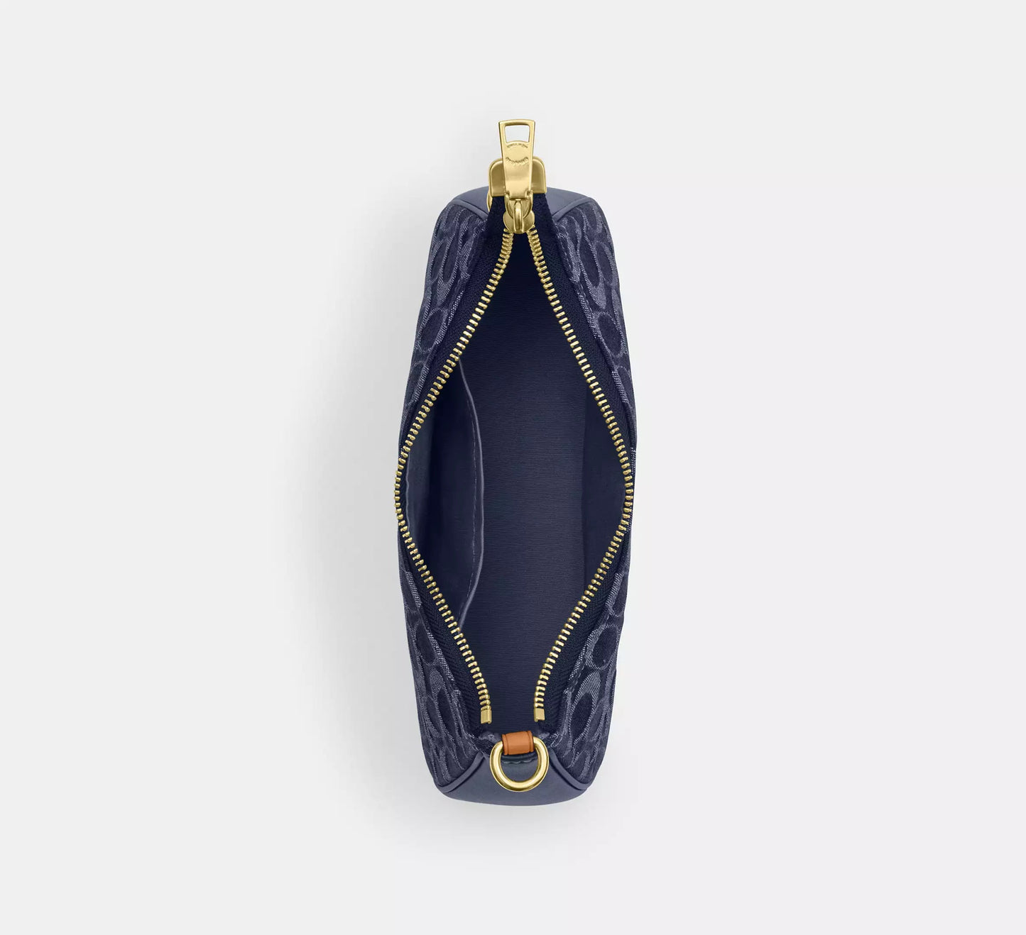 BLUE DENIM TERI SHOULDER BAG