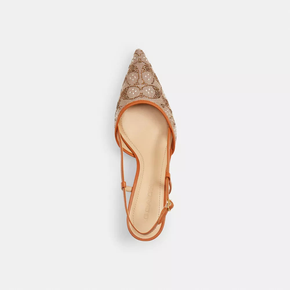 ROSIE CRYSTAL SIGNATURE SLINGBACK