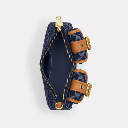 BLUE DENIM ASHTON BAG