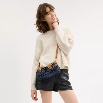 BLUE DENIM ASHTON BAG