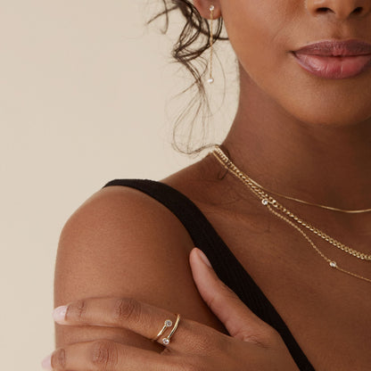 Open Bezel Ring