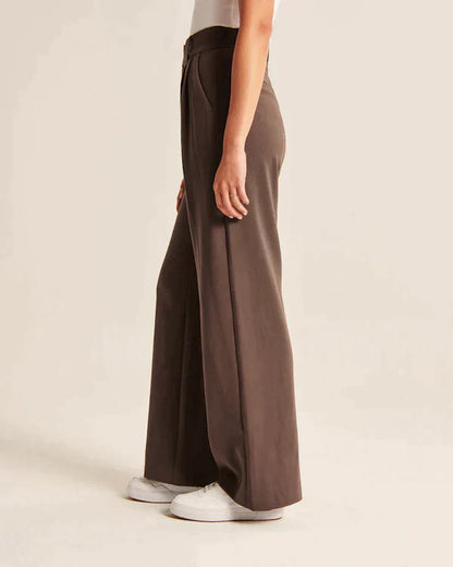 Wide Leg Tailored Pants