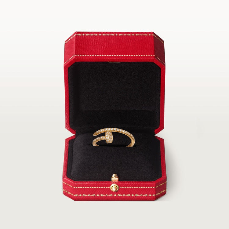 Aimee Diamond Paved Nail Ring