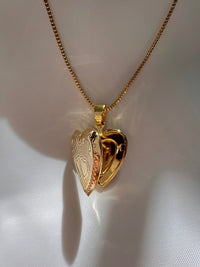 Two Lovers Locket Photo Necklace