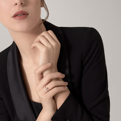 Aimee Diamond Paved Nail Ring
