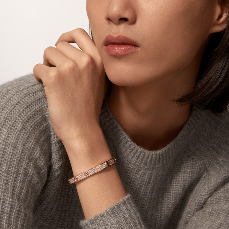 Aimee Diamond Paved Love Bracelet