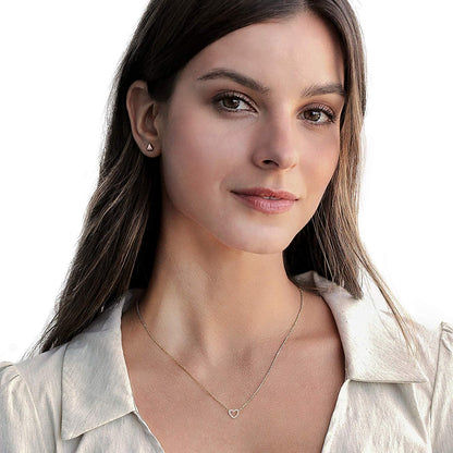 Open Heart Necklace