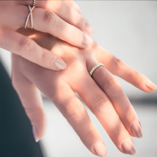 Vermeil Classic Eternity Band
