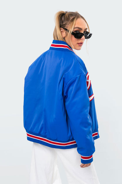 Team Reckless Oversized Baseball Jacket