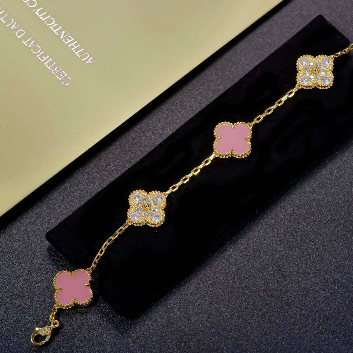 Aimee Diamond Clover Bracelet