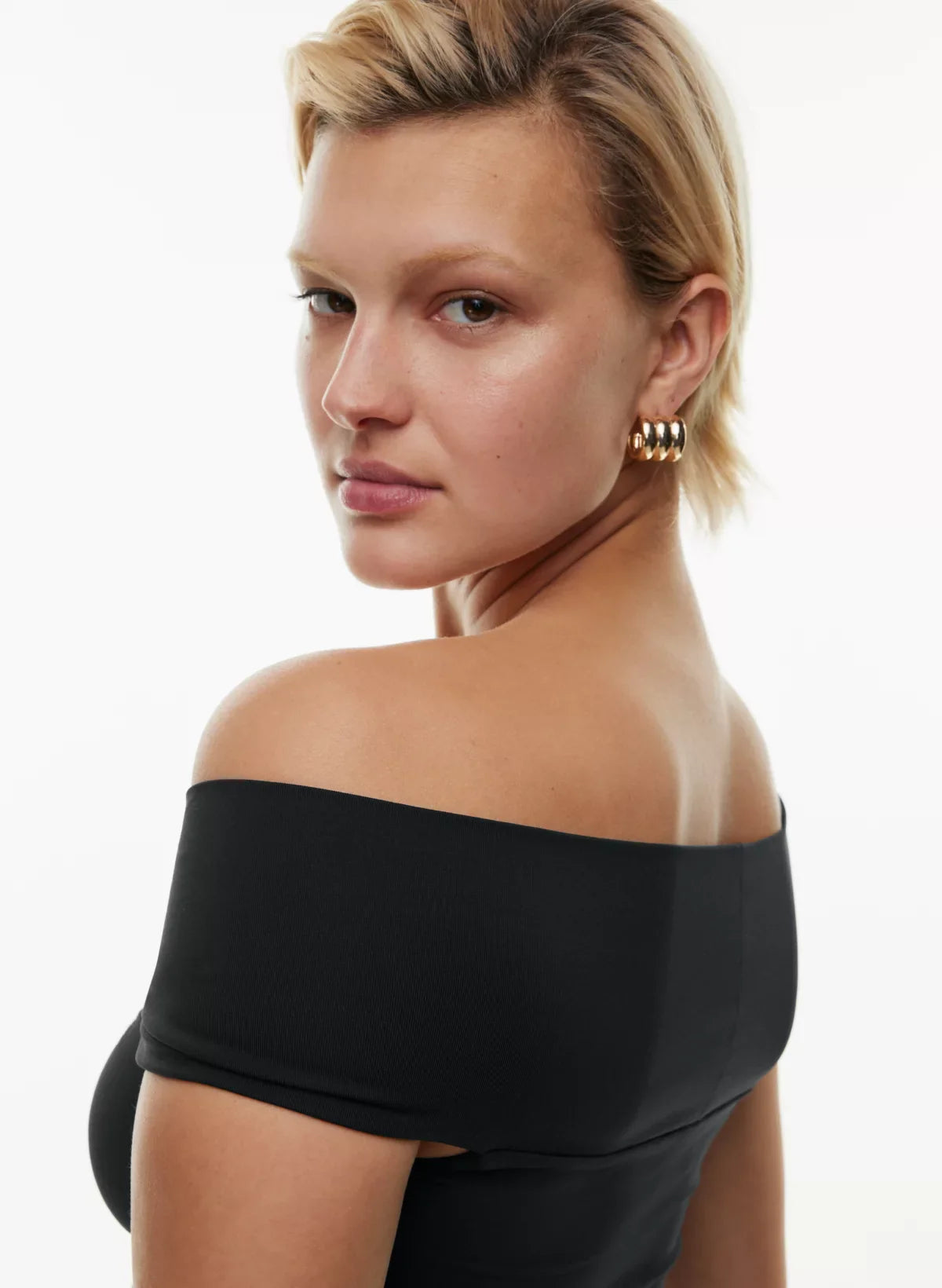 Contour Twist Off-Shoulder Top