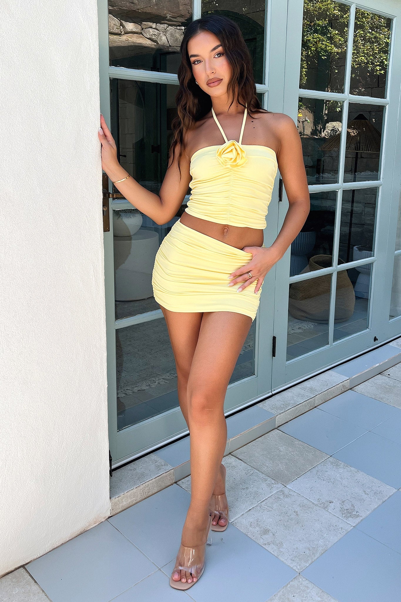 Sania Crop - Yellow