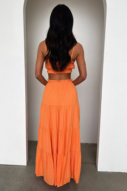 Selina Crop - Orange