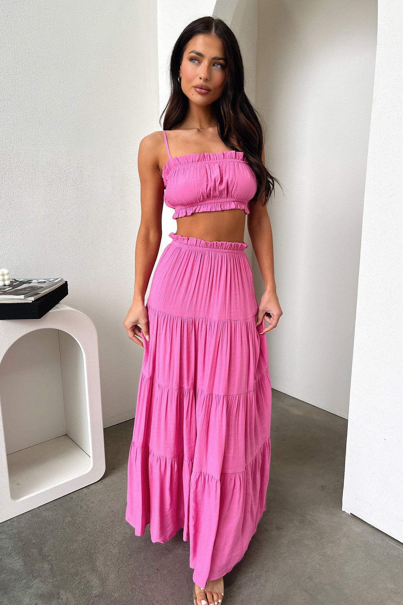 Selina Crop - Pink