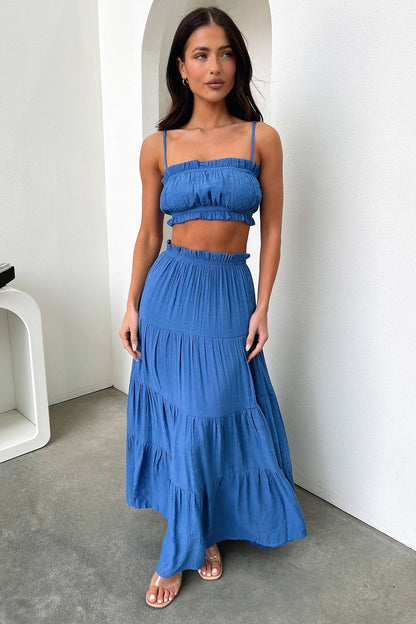 Selina Crop - Royal Blue