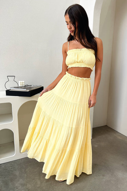Selina Crop - Yellow