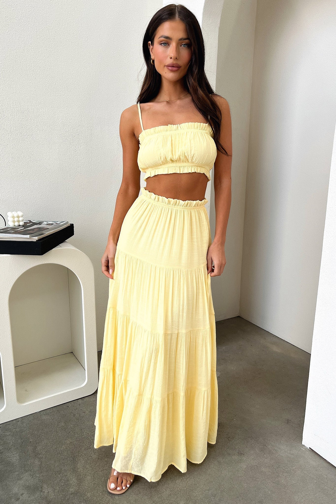 Selina Crop - Yellow