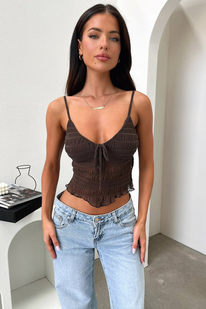 Semila Top - Brown