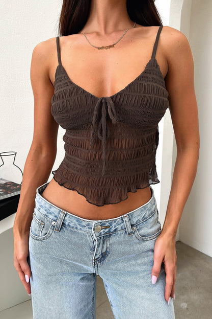 Semila Top - Brown