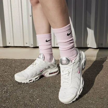 White & Rose Pink TN Sneakers