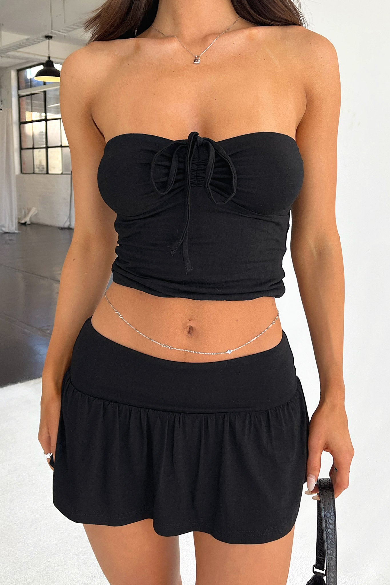 Sorano Crop - Black