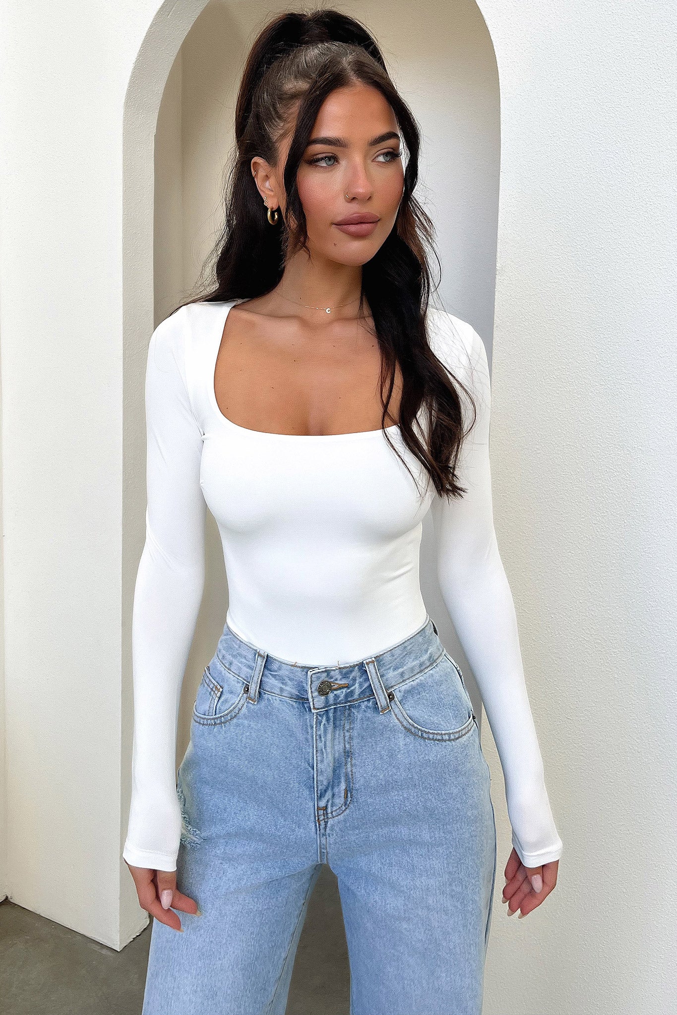 Nalia Bodysuit - White
