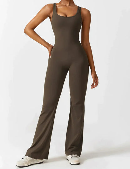 V-BACK JUMPSUIT