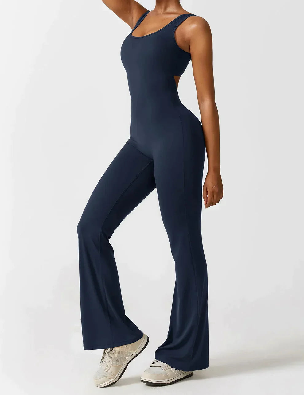 V-BACK JUMPSUIT