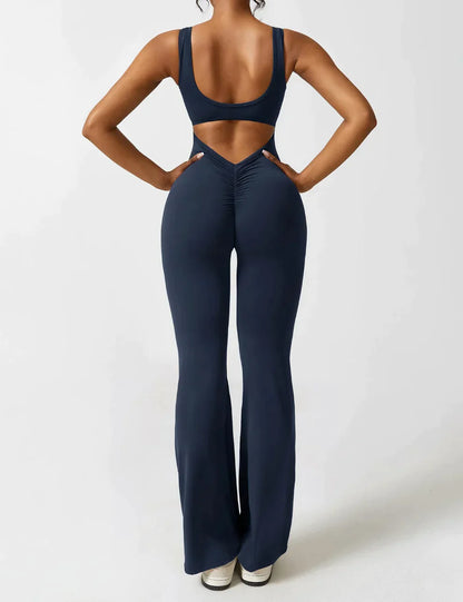 V-BACK JUMPSUIT