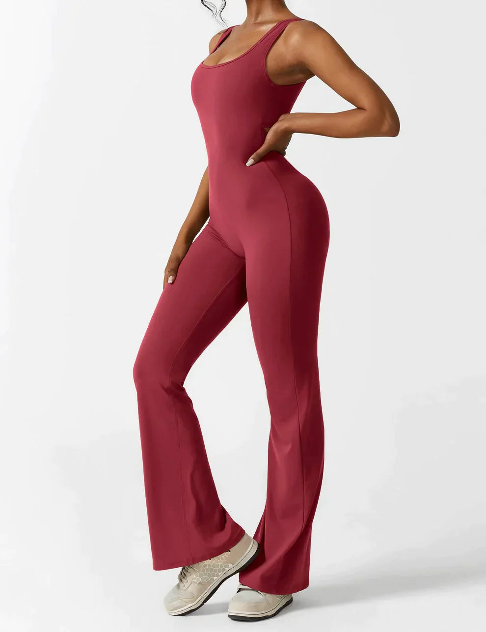 V-BACK JUMPSUIT