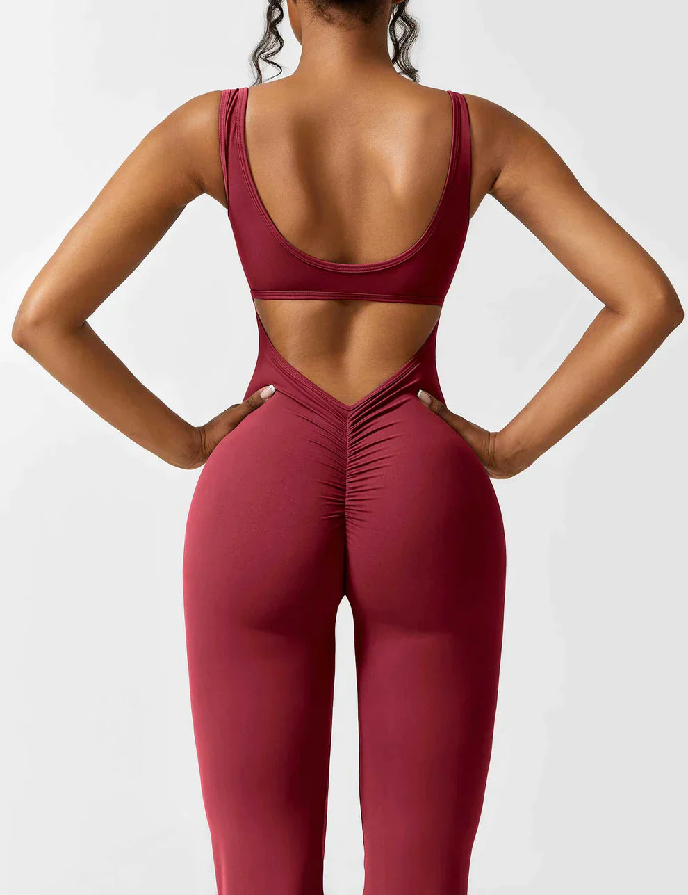V-BACK JUMPSUIT